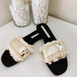 Zara Fringe Sandals